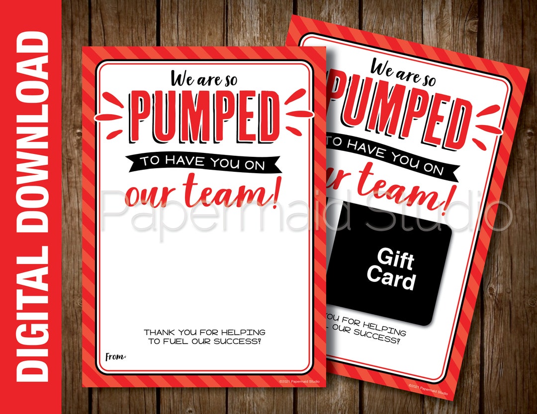 Employee Appreciation Gift Gas Gift Card Holder Staff - Etsy
