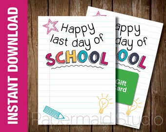 Printable Teacher Appreciation Gift Teacher Thank You End of Year ...