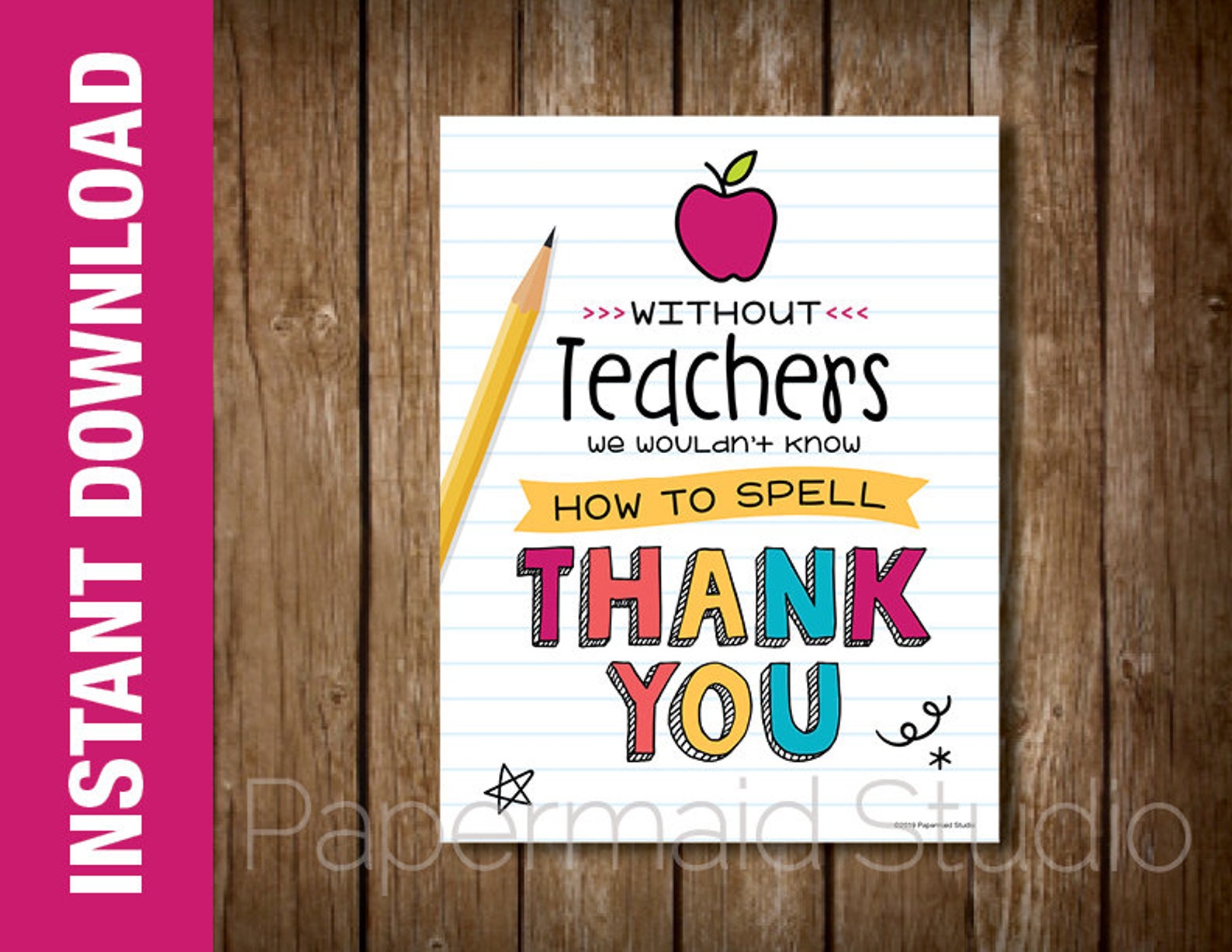 PRINTABLE Teacher Appreciation Week Sign PTA PTO Poster Etsy PRINTABLE Teacher Appreciation Week Sign PTA PTO Poster Etsy