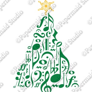 PRINTABLE Music Teacher Christmas Card -- Printable Music Teacher Gift ...