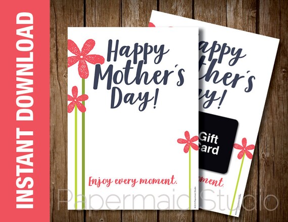 mothers day gift card holder printable mothers day card gift card holder for mom happy mothers day card online printable mothers day cards