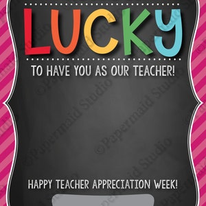 PRINTABLE Teacher Appreciation Week Card Teacher Appreciation Card ...