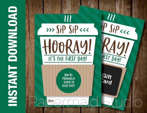 Back to School Coffee Printable First Day of School Teacher - Etsy