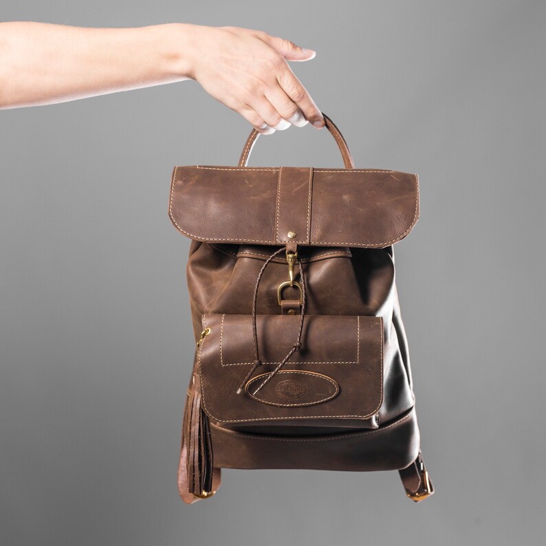 Handmade Genuine Leather Backpack
