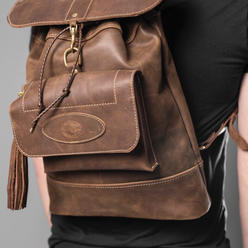 Handmade Genuine Leather Backpack