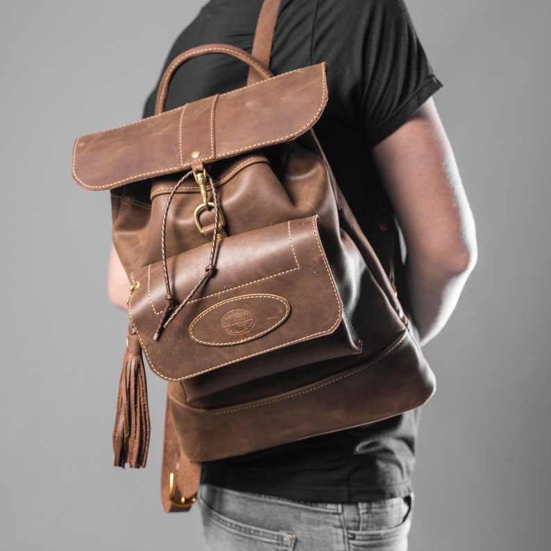 Handmade Genuine Leather Backpack