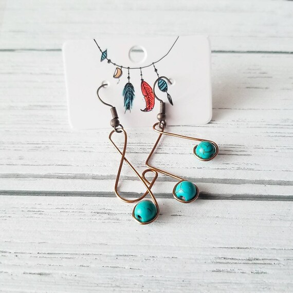 Music Note Earrings Treble Clef Earrings Music Note Treble Etsy