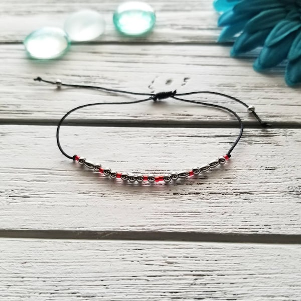 RISE UP Bracelet, Rise Up Morse Code Bracelet, Rise Up, Gift for Women, Morse Code, Hidden Meaning, Bracelet, Stuffer, Favor