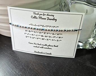 CHOOSE JOY Bracelet, Morse Code, Bracelet, Empowerment, Gifts for Women, Best Friends