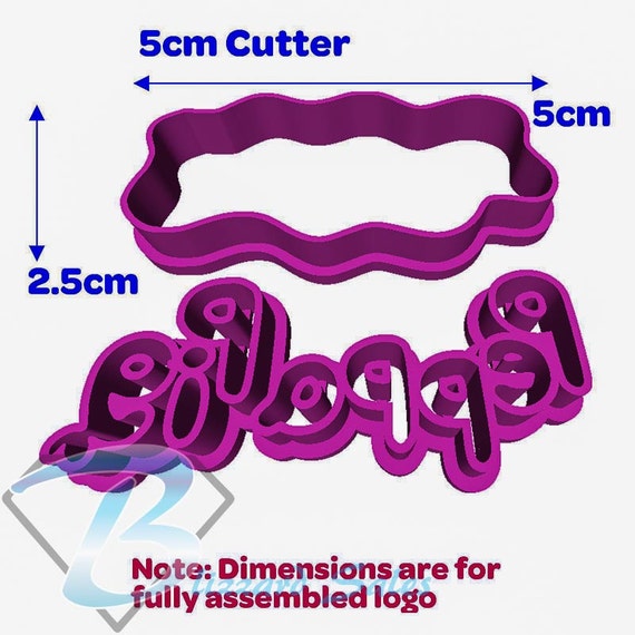 Set of Music Notes Fondant Cookie Cutter Birthday Cake Decorating 5cm 7cm 10cm