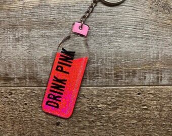 Drink Pink Keychain || Pink drink || Gut Health || Microbiome Drink