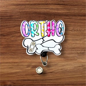 Orthopedic Badge Reel || Ortho ID Card Holder