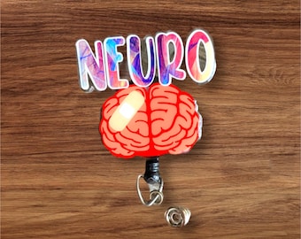 Carrete de credencial intercambiable de neurología // Neuro