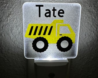 Dump Truck Night Light || Construction | Customizable