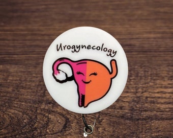 Urogynocology Badge Reel || Interchangeable Badge Reel | Urologist || Gynecologist
