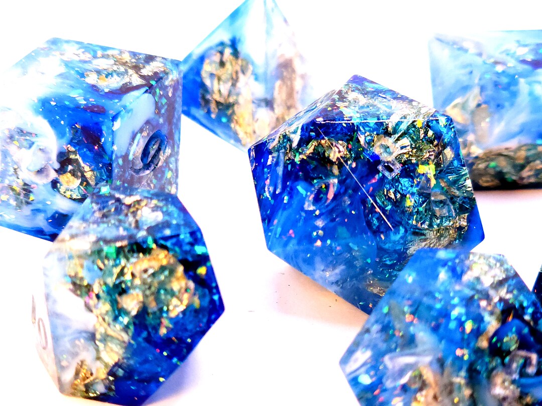 Zenith custom Paint Blue White and Gold Handmade Sharp Etsy