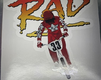 1986 Rad | Movie | 4 inch Sticker