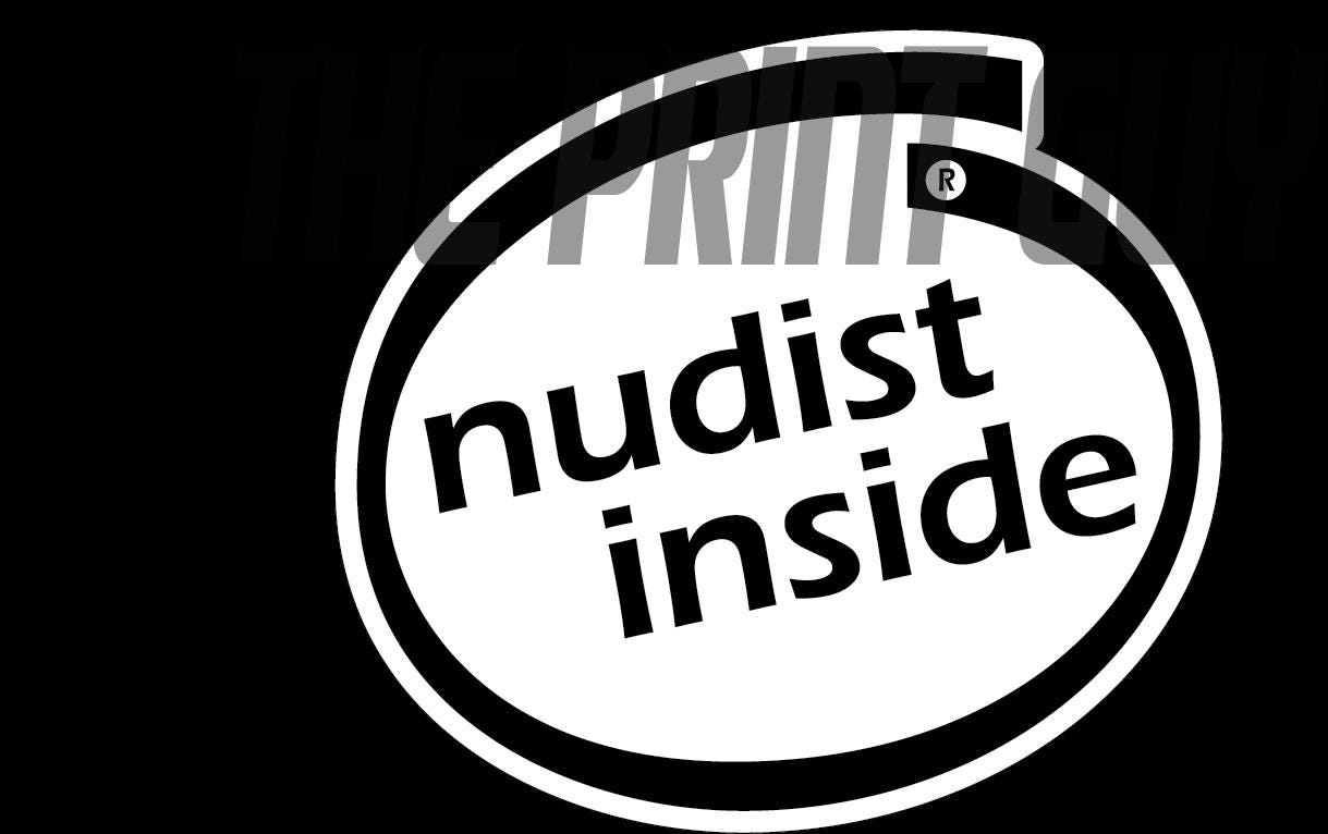 Nudist Inside Digital Download – Perfect for T-Shirts, Decals, Mugs & More!