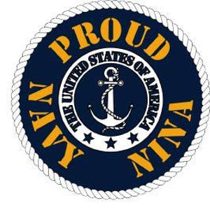 Custom Proud Navy Nina waterdichte raamsticker (gratis verzending)
