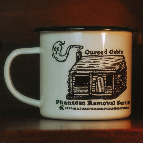 Cursed Cabin - Phantom Removal Service Coffee Cup 12oz (354ml)