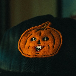 Carving Society Jack-O-Lantern // hand cut cap