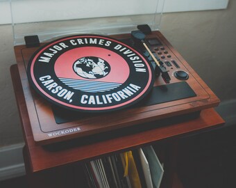 Major Crimes Division LP slip mat logo