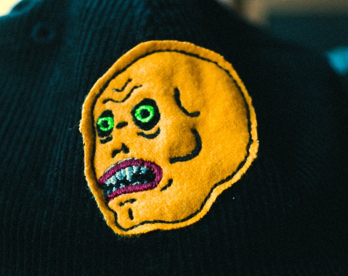 Corduroy Jupiter Monster // hand cut cap