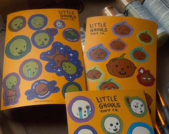 LGtc Legacy - Halloween Sticker sheet (Pumpkin, Ghost, Alien)