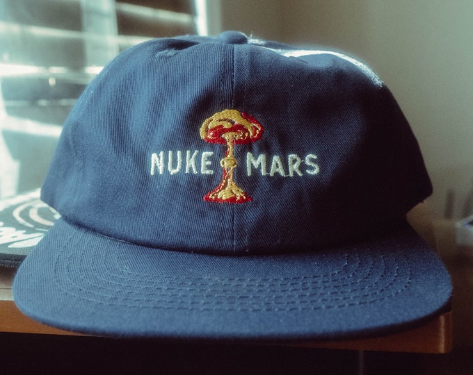 Nuke Mars retro cap  (+ free shop sticker) (new vintage style flat bill)