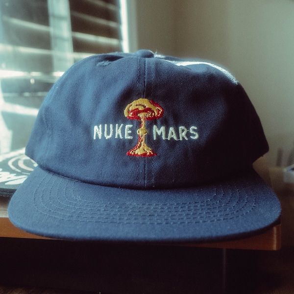 Nuke Mars retro cap  (+ free shop sticker) (new vintage style flat bill)