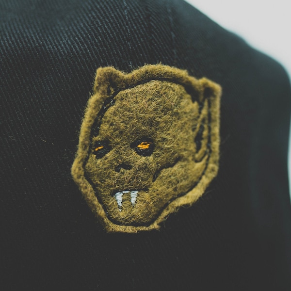 B Movie Monster // hand cut cap