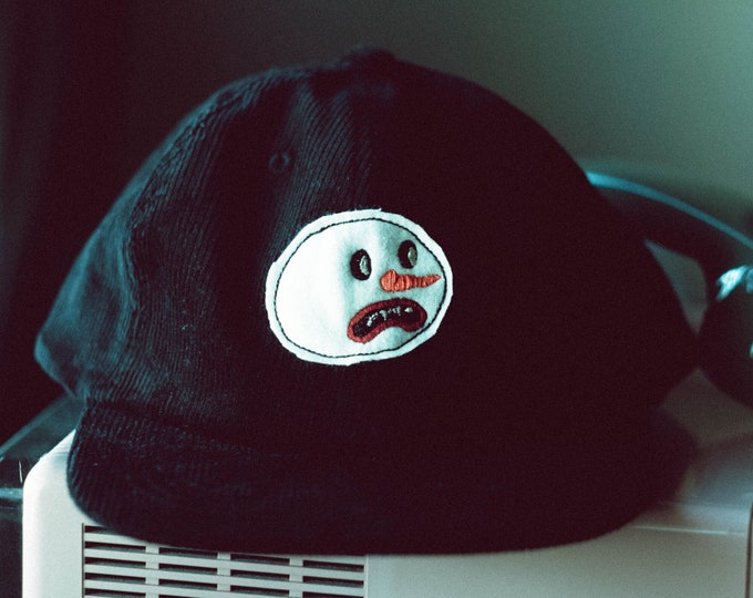 The Snowman // hand cut cap