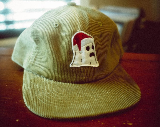 Holiday Cloth Ghost // hand cut cap (Black or Olive)