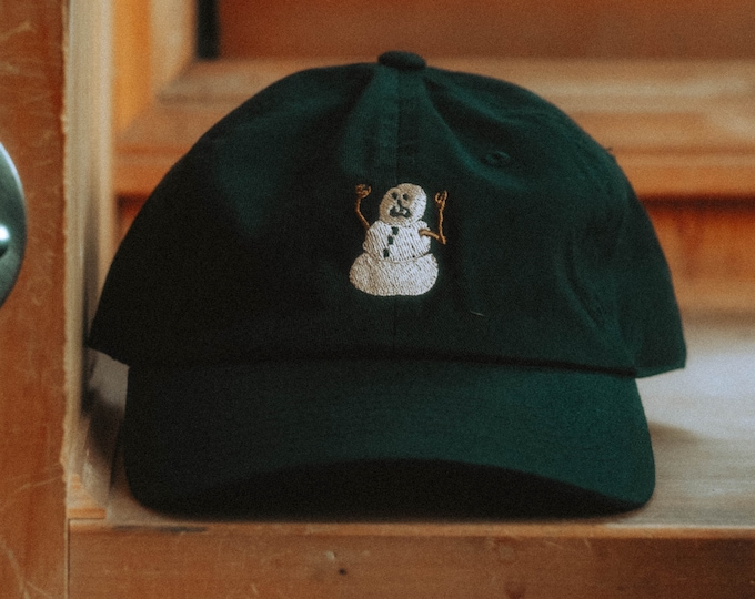 Frightful Snowman classic embroidered dad hat