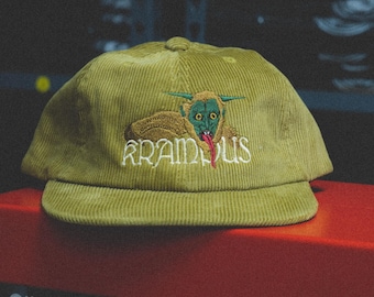 Retro Krampus design Corduroy hat