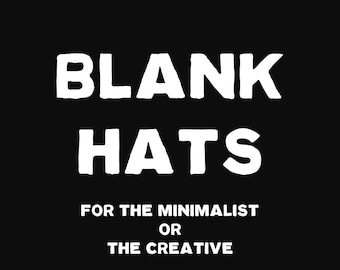 Custom Hats/Blanks Hats