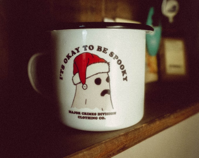 It's okay to be spooky - Holiday Ghost Coffee Mug 12oz (354ml)
