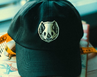 Northern Ghost Bat hat // hand cut cap