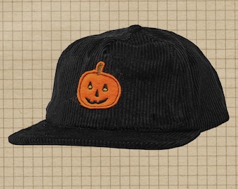 Retro Corduroy Jack-O-Lantern