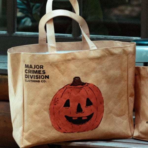 Jack-O'-Lantern - Major Crimes Division Reusable bag