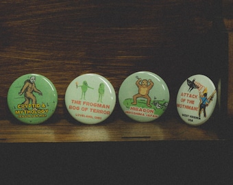 Cryptid & Mythology Button Pack (Series II)