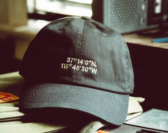 Area 51 coordinates cap (Dad hat style)