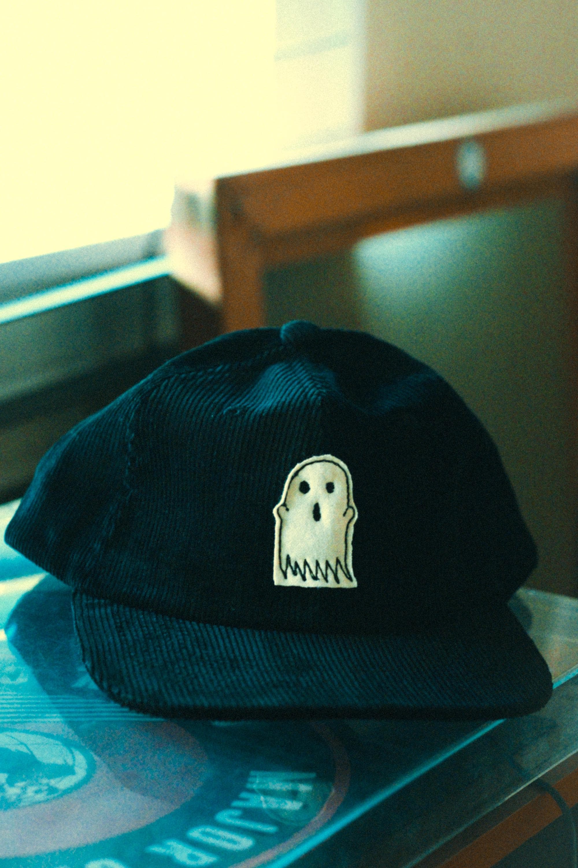 Limited Run Corduroy Cloth Ghost // hand cut cap Limited Run Corduroy Cloth Ghost // hand cut cap