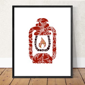 Camping Themed Print- Camping Birthday Printable- Outdoor Themed Printable Art