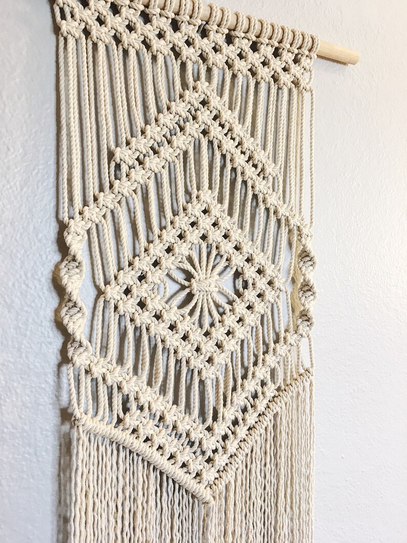 Modern Small Macrame Wall Hanging
