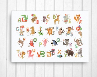 nursery canvas art etsy