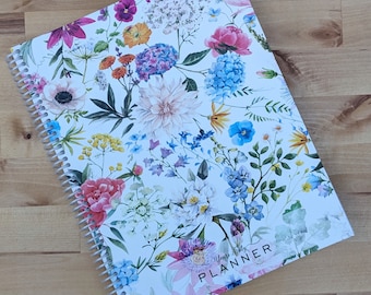 2024 Hairstylist Appointment Book • Wildflowers • Weekly • Jan 24-Jan 25 | Planner | Scheduling | Income Tracker | Dated | Gift