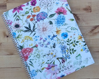 2024 Salon Appointment Book •  Wildflowers • Weekly • Jan 24-Jan 25 | Planner | Scheduling | Income Tracker | Dated | Gift