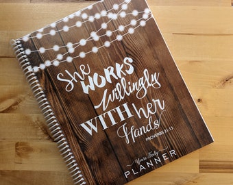 2024 Hairstylist Appointment Book • Wood Proverbs • Weekly • Jan 24-Jan 25 | Planner | Scheduling | Income Tracker | Dated | Gift