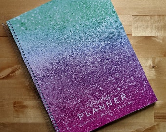 2024 Hairstylist Appointment Book • Pink and Teal • Weekly • Jan 24-Jan 25 | Planner | Scheduling | Income Tracker | Dated | Gift